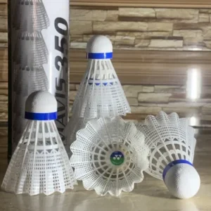 Pack Of 6 Yonex Mavis 350,Mavis 500 Mavis 7 ,Badminton Shuttle Mavis 350 Yellow and White , Shuttle For Beginner , Yellow Colour Shuttle For Intermediate and Beginners for Outdoor, Indoor Badminton Sport